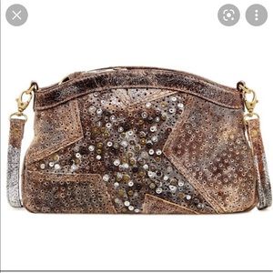 Frye Deborah Star Glazed Purse